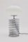 Lámpara de mesa alemana vintage en espiral de Ingo Maurer, años 60, Imagen 2
