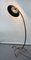 Lampada da terra a forma di arco in ottone e perforato, anni '50, Immagine 9