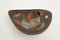 Oval Carved & Glazed Ceramic Bowl by Marcello Fantoni, 1950s 2