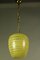 Glass Pendant Lamp, 1950s 1