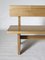 Swedish Oak Bench, 1970s, Image 7