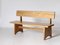 Swedish Oak Bench, 1970s, Image 1