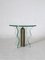 Vintage Glass & Brass Side Table, Image 10