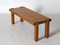 French Pine Bench, 1970s 2