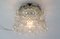 Lámpara de pared de cristal burbuja de Helena Tynell para Limburg, años 60, Imagen 4
