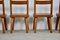 Mid-Century Elm Dining Table & Chairs Set, Set of 7 10