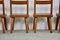 Mid-Century Esstisch & Stühle Set aus Ulmenholz, 7er Set 10