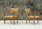 Model Bridge Lounge Chairs by Adrien Audoux & Frida Minet, 1950s, Set of 2 6