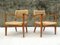 Model Bridge Lounge Chairs by Adrien Audoux & Frida Minet, 1950s, Set of 2 1
