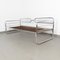 Sofá cama Bauhaus de acero tubular cromado, años 30, Imagen 2