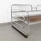 Sofá cama Bauhaus de acero tubular cromado, años 30, Imagen 4
