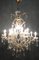 Large Crystal Murano Chandelier, 1950s 5