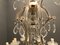 Großer Murano Kronleuchter aus Kristallglas, 1950er 4