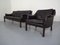 Mid-Century Danish Leather 3-Seater Sofa and Armchair Set by Aage Christiansen for Erhardsen & Andersen, 1960s, Set of 2 2