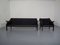 Mid-Century Danish Leather 3-Seater Sofa and Armchair Set by Aage Christiansen for Erhardsen & Andersen, 1960s, Set of 2 24