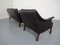 Mid-Century Danish Leather 3-Seater Sofa and Armchair Set by Aage Christiansen for Erhardsen & Andersen, 1960s, Set of 2 5