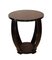 Art Deco Style Macassar and Black Lacquer Side Table, Image 1