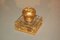 Antique Gilt Bronze and Cut Glass Inkwell 8