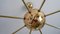 Brass Sputnik Chandeliers from Drukov, 1960s, Set of 2 8