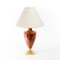 Large Gold Brown Table Lamp from Maison Le Dauphin, 1970s 2