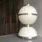 Große Space Age Tischlampe aus Opalglas & versilbertem Metall von Carlo Nason, Mazzega, 1970er 14