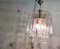 Vintage Brass Murano Glass Chandelier, 1970s, Image 3