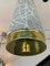 Italienische Deckenlampe aus Messing & Muranoglas von Esperia, 1990er 7