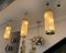 Lámpara de techo italiana de latón y cristal de Murano de Esperia, años 90, Imagen 2