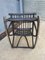 Vintage Black Rattan Rocking Chair, 1960s, Image 5