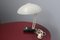 Lampada da tavolo Mid-Century grigia e bianca, anni '50, Immagine 2