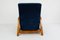 Italian Lagoon Blue Velvet Lounge Chairs, 1940s, Set of 2 4