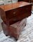 19th Century Mahogany Military Campaign Chest of Drawers 13