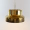 Large Swedish Brass Pendant Lamp by Anders Pehrson for Ateljé Lyktan, 1960s 1