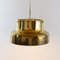 Large Swedish Brass Pendant Lamp by Anders Pehrson for Ateljé Lyktan, 1960s, Image 1