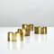 Mid-Century Danish Brass Napkin Rings by Unknown for Unknown, 1960s, Set of 4 4