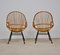 Mid-Century Rattan Lounge Chairs by Rohé Noordwolde, 1960s, Set of 2 4