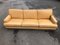 Leather and Brushed Steel Sofa by Jacques Charpentier for Roche Bobois, 1970s 1