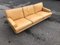 Leather and Brushed Steel Sofa by Jacques Charpentier for Roche Bobois, 1970s 8