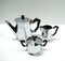 Model Ottagonale Coffee or Tea Service from Alessi, 1940s, Set of 4 2