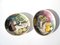 Terracotta Oval Decorative Plates from Marcello Fantoni, 1940s, Set of 2 1