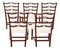 Antique Georgian Style Mahogany Dining Chairs, 1900s, Set of 5, Image 6