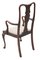 Antique Queen Anne Style Mahogany Dining Chairs, Set of 8, Image 4