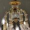 Vintage Baroque Style Gold and Murano Glass Chandelier, 1930s, Image 17