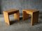 Hocker aus Kiefernholz von Charlotte Perriand, 1950er, 2er Set 1