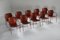 Leather Lalanda Dining Chairs by Gianfranco Frattini, 1980s, Set of 10, Image 2