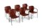 Leather Lalanda Dining Chairs by Gianfranco Frattini, 1980s, Set of 10, Image 1