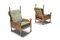 Oak Throne Lounge Chairs, 1950s, Set of 2, Image 4