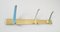 Mid-Century Wall Coat Rack, 1968, Image 4