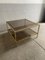 French Brass, Faux Bamboo & Smoked Glass Coffee Table, 1960s, Image 6