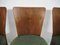 Art Deco Dining Chairs by Jindřich Halabala for Thonet, 1940s, Set of 4 2